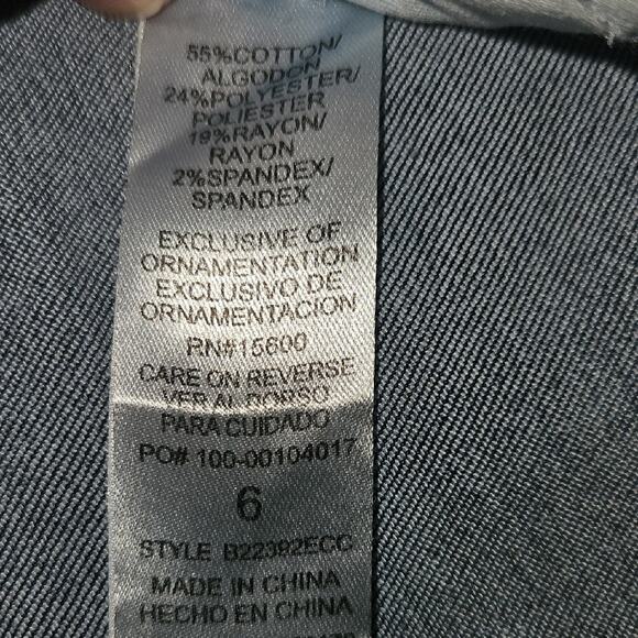 Democracy Dark Blue Ankle Jeans - Picture 4 of 12